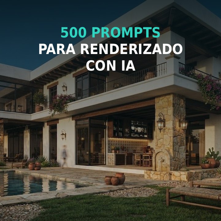 500 Prompts Para Renderizado con IA